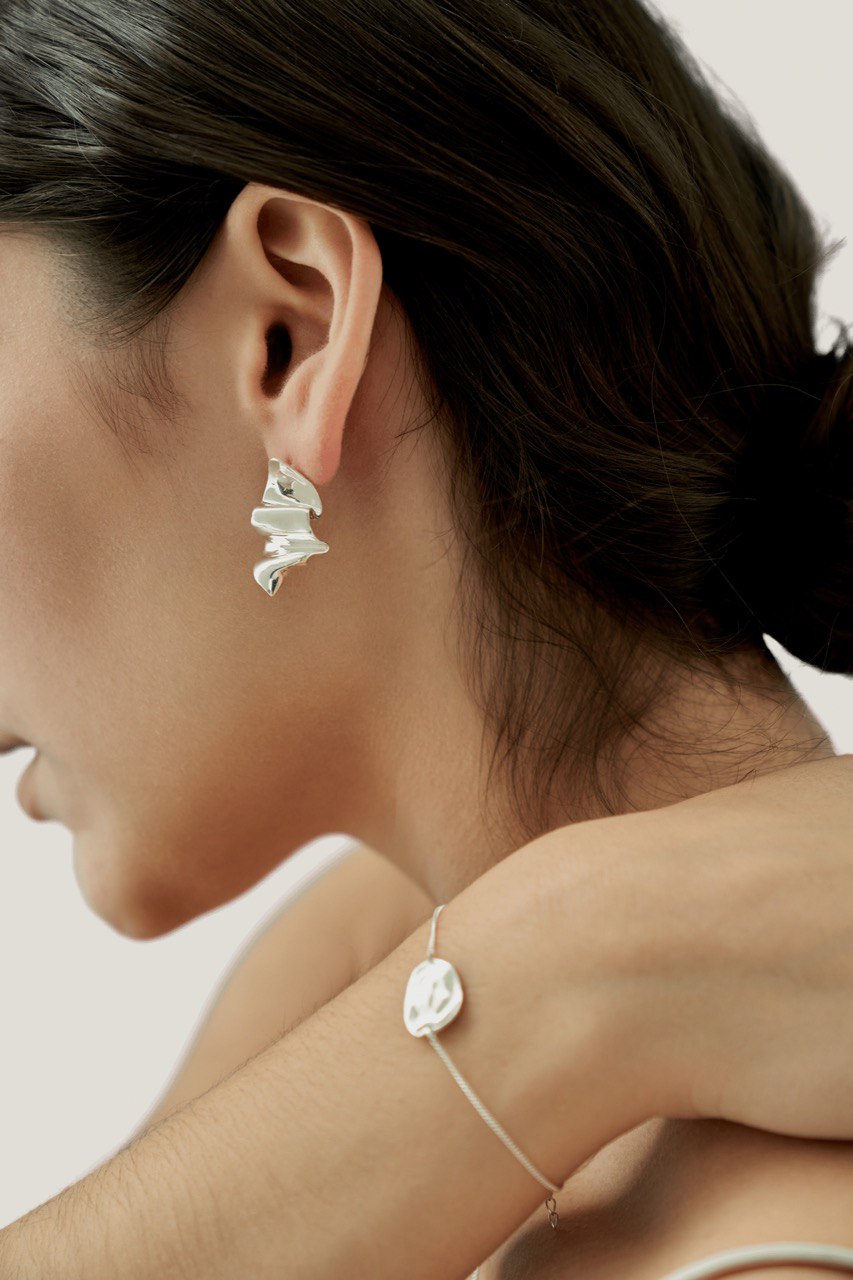 Серьги 'Kindness' серебро