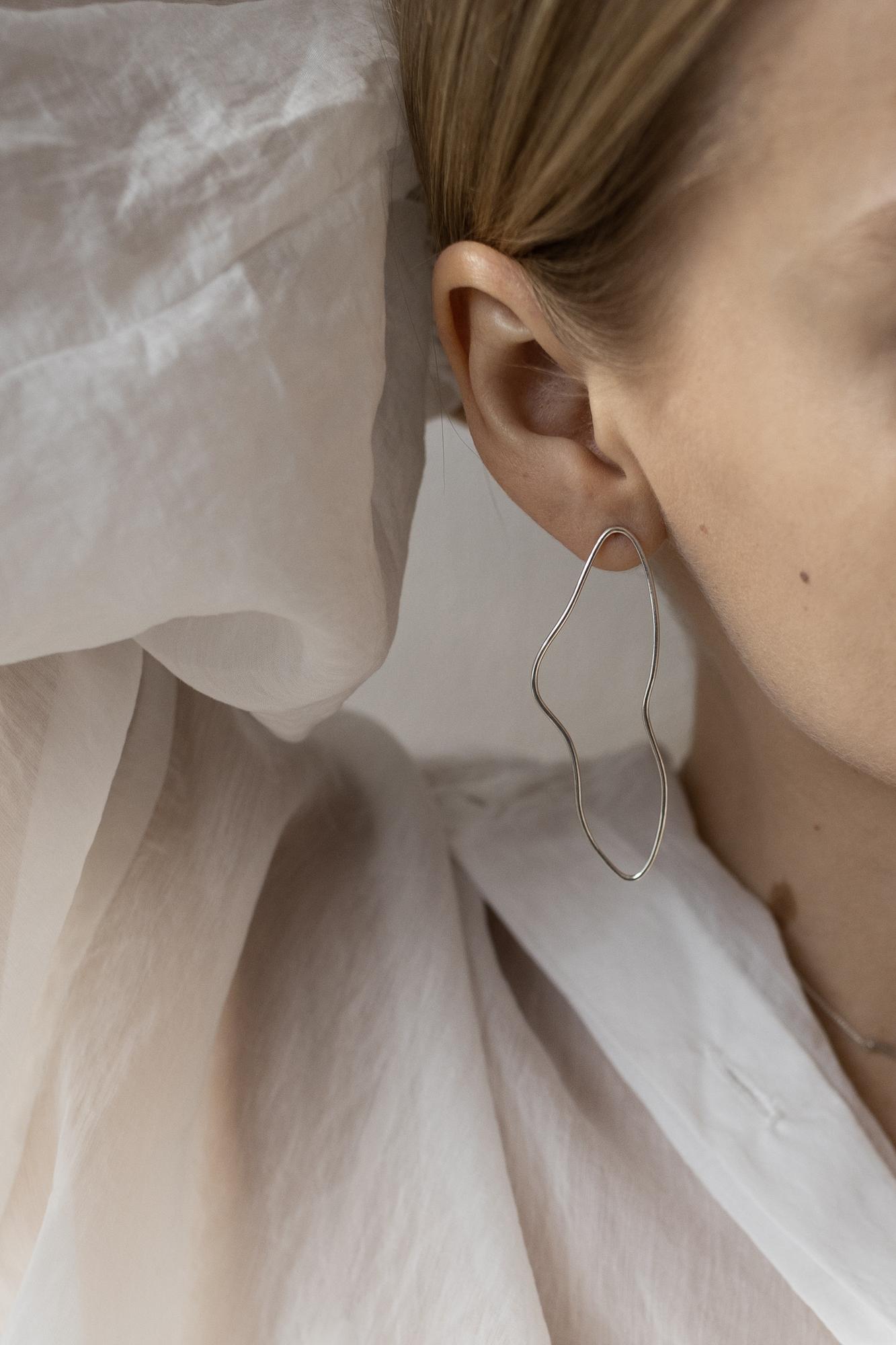 Серьги 'Empathy' серебро