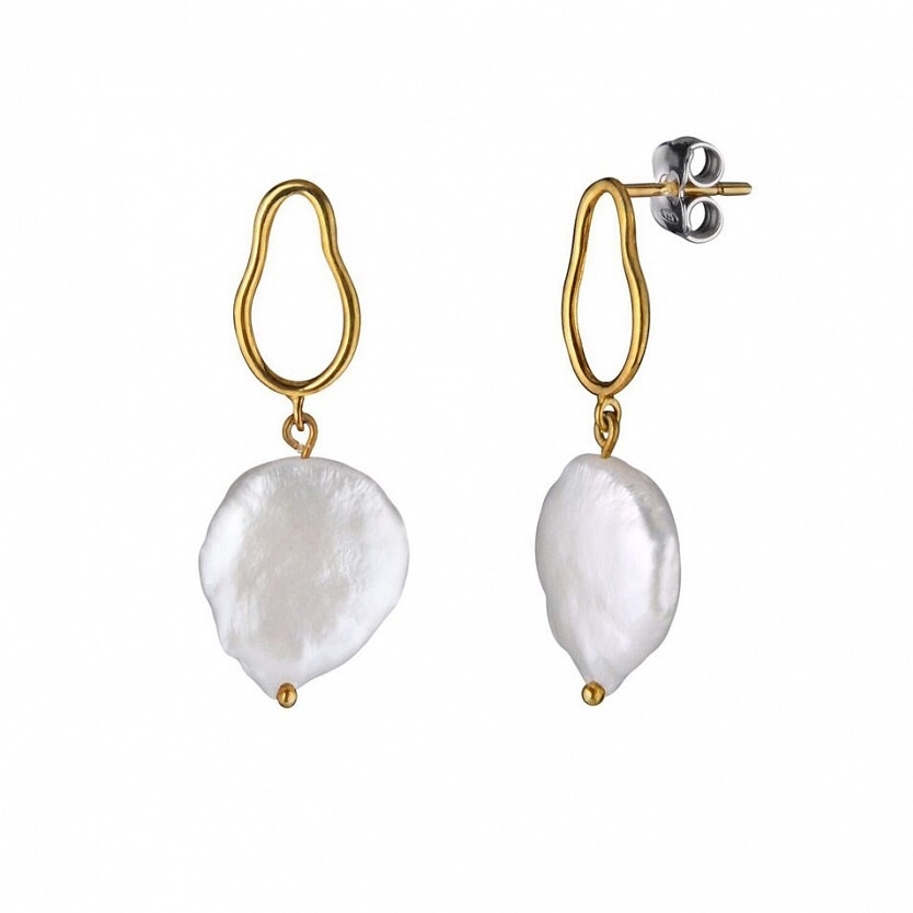 Серьги 'Geniality' позолота