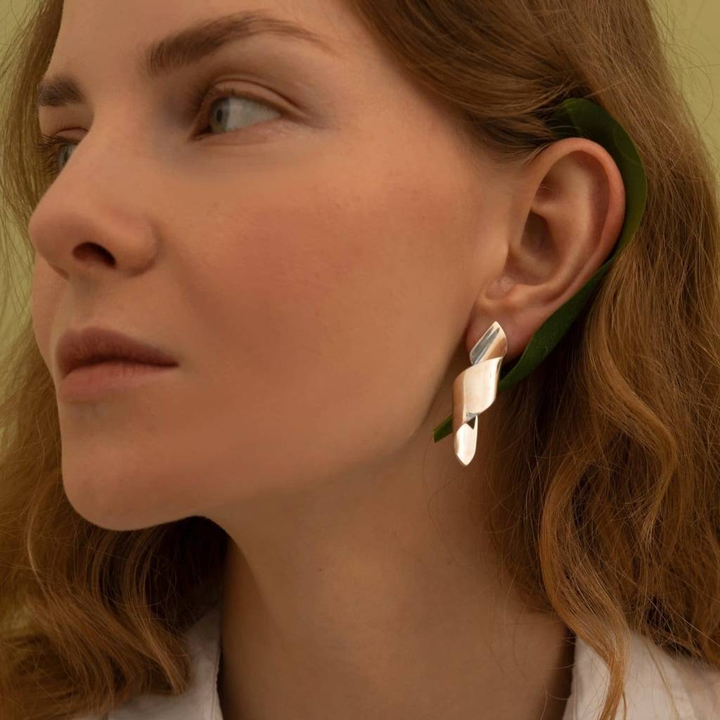 Серьги 'Virtue' серебро