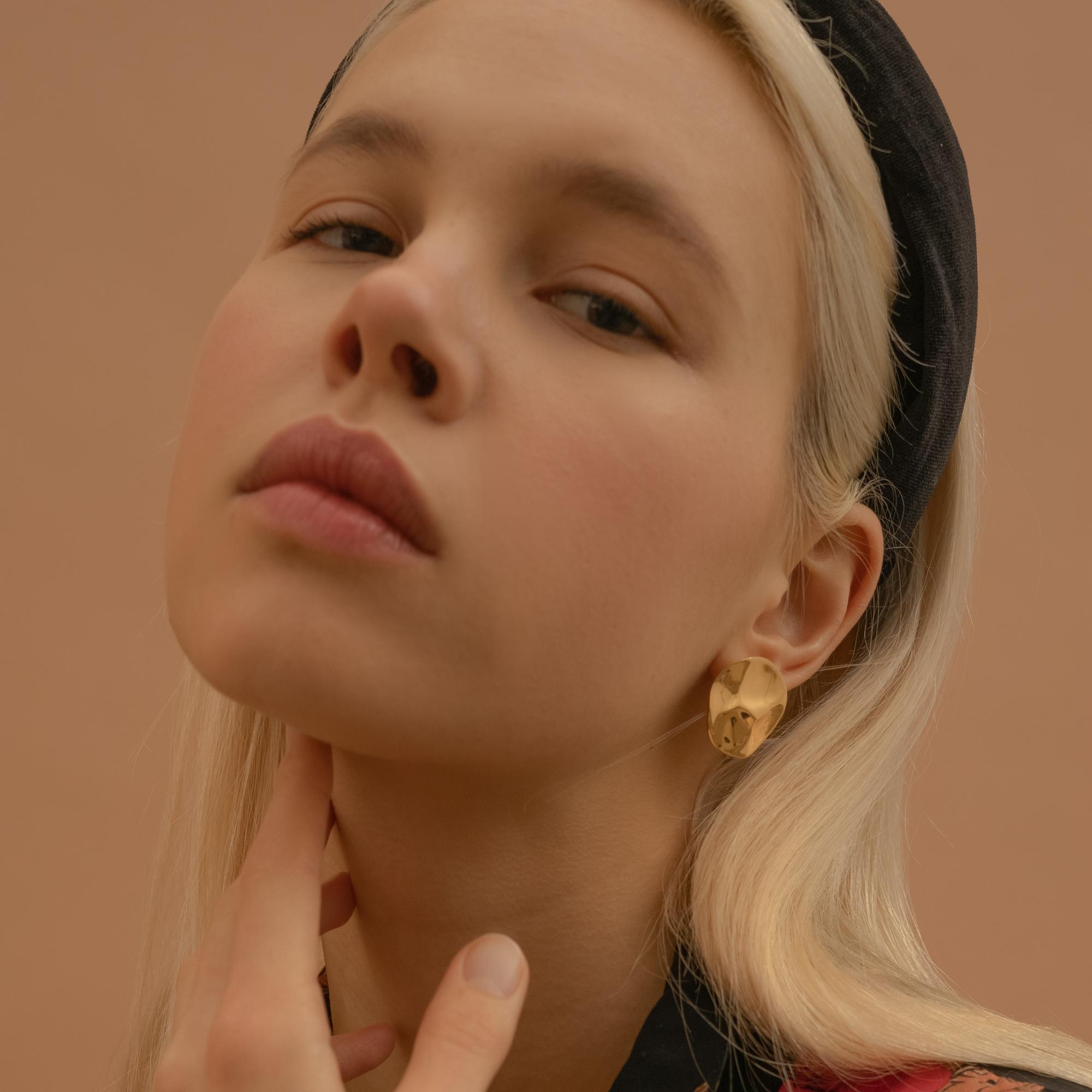 Серьги 'Legacy' позолота