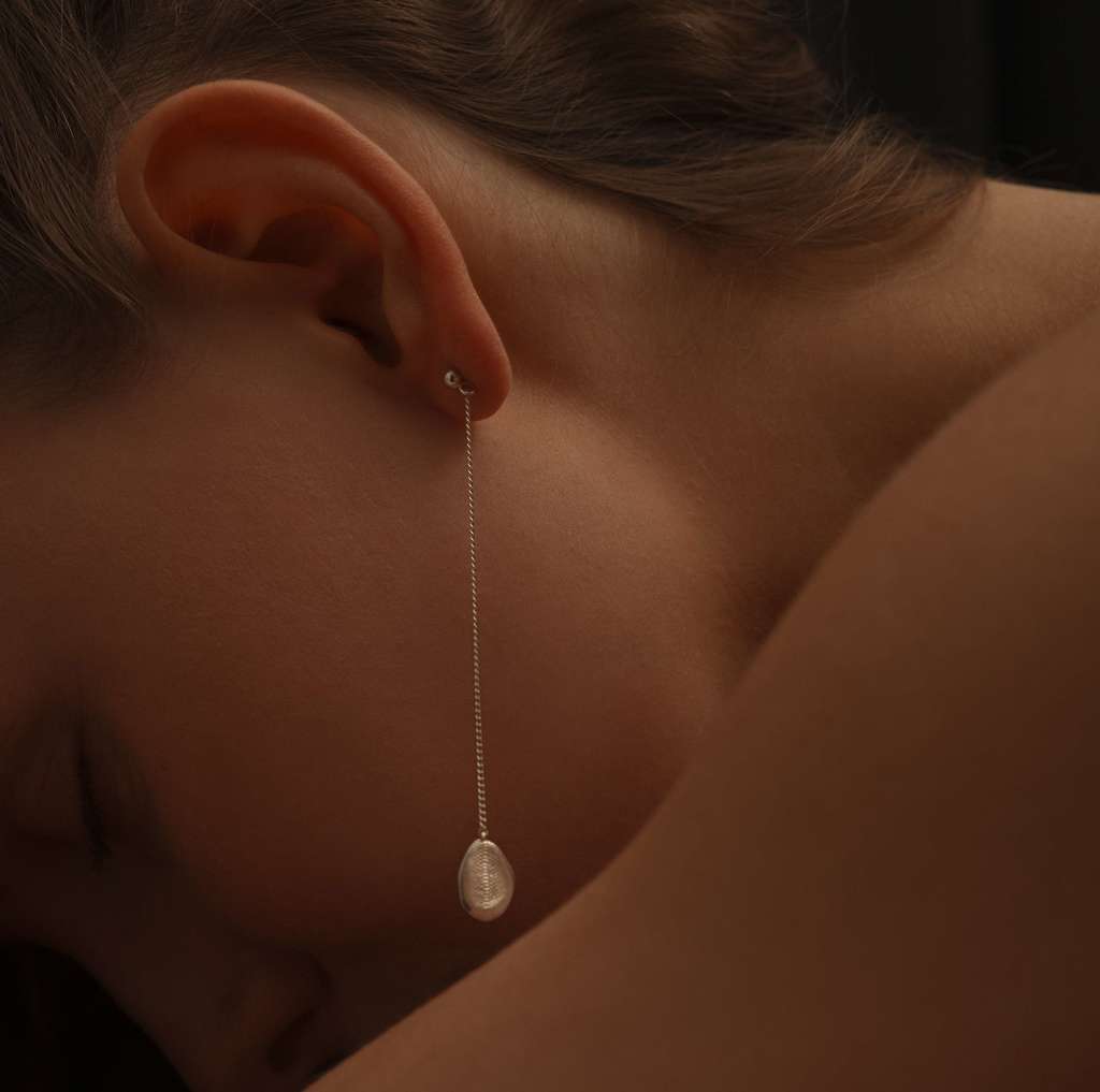 Серьги ‘Insight long’ серебро