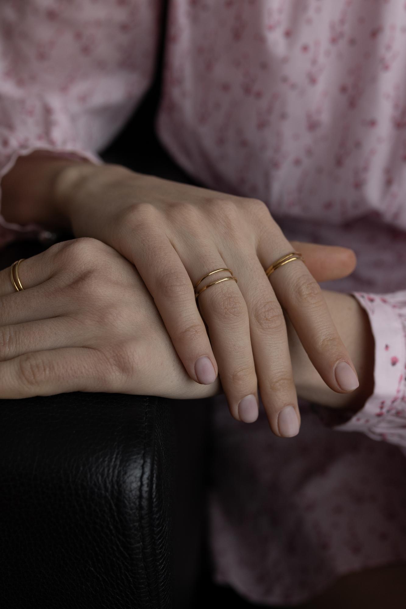 Кольцо 'Karma' позолота