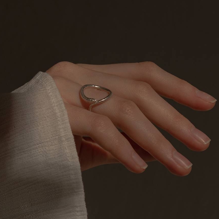 Кольцо 'Kundalini' серебро