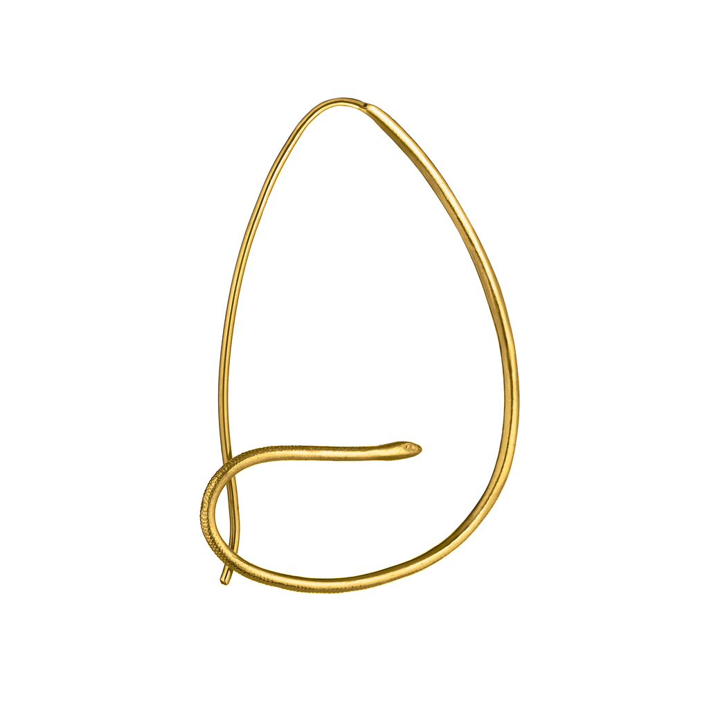 Серьга 'Awakening' позолота