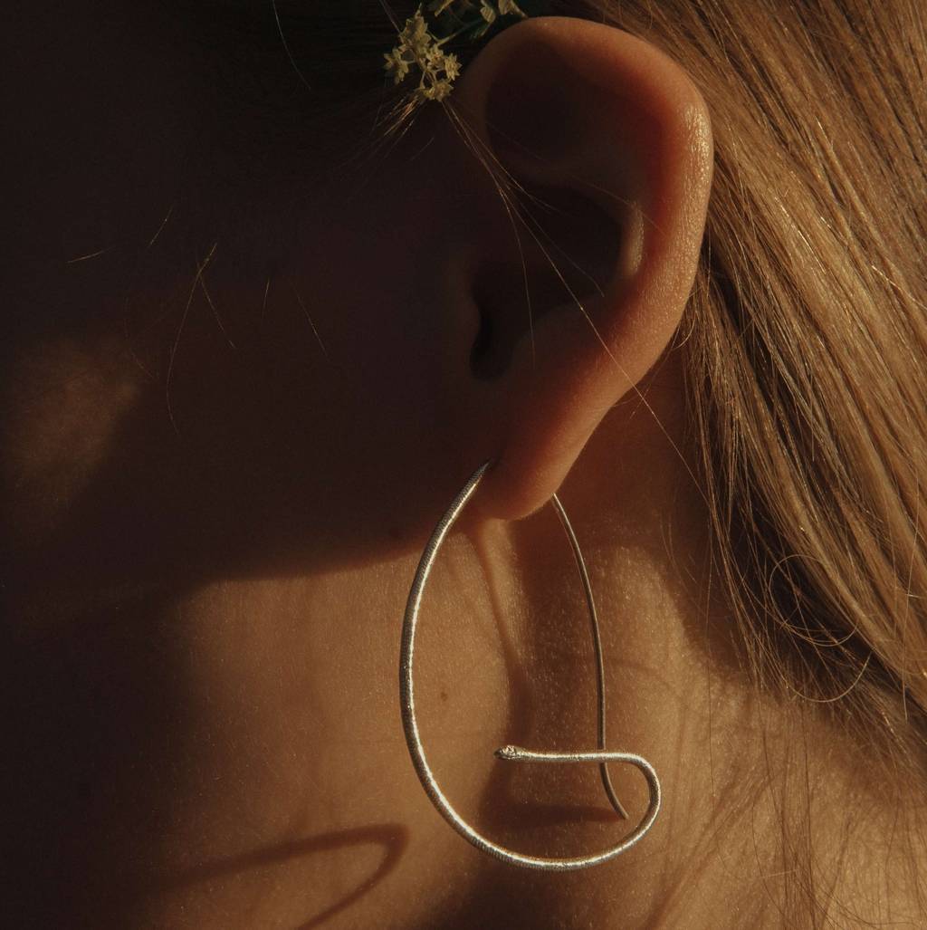 Серьга 'Awakening' серебро