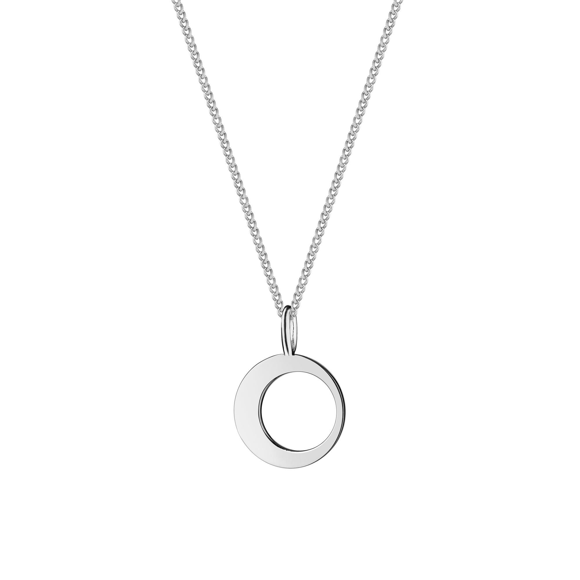 Подвеска 'Luna' на цепочке серебро