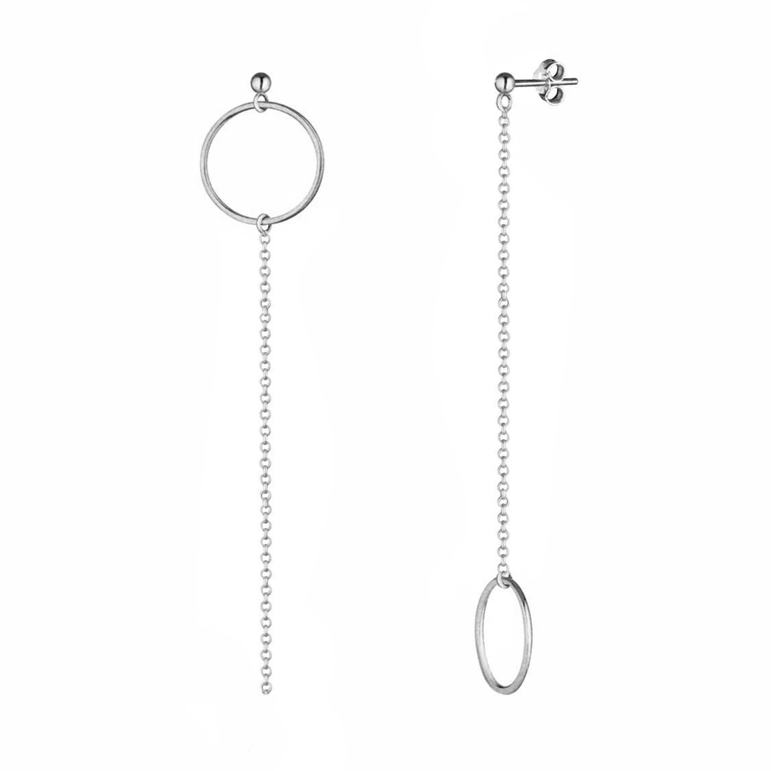 Серьги 'Karma' серебро