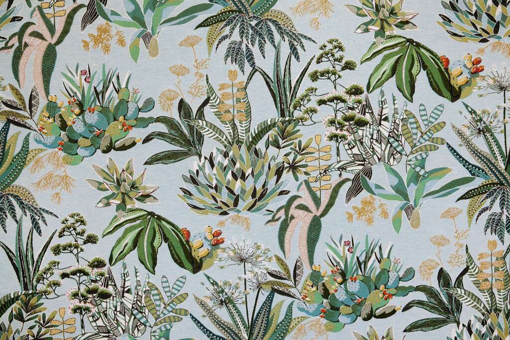 Французская ткань Lelievre MAQUIS AGAVE
