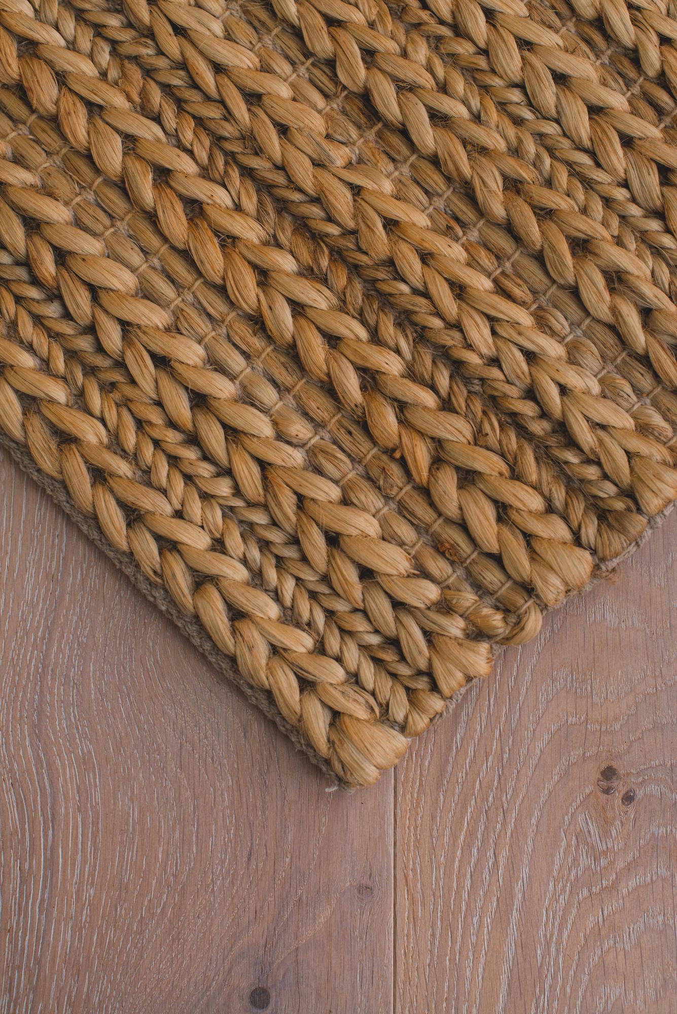 Ковер из джута Plait Natural 80х150 см (038)