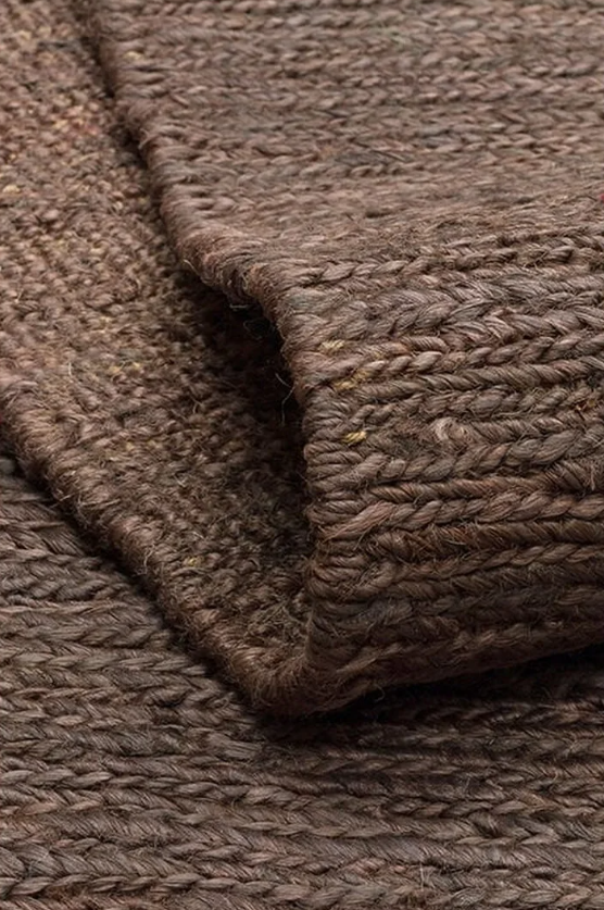 Ковер из джута Plait Brown 80х150 см (043)
