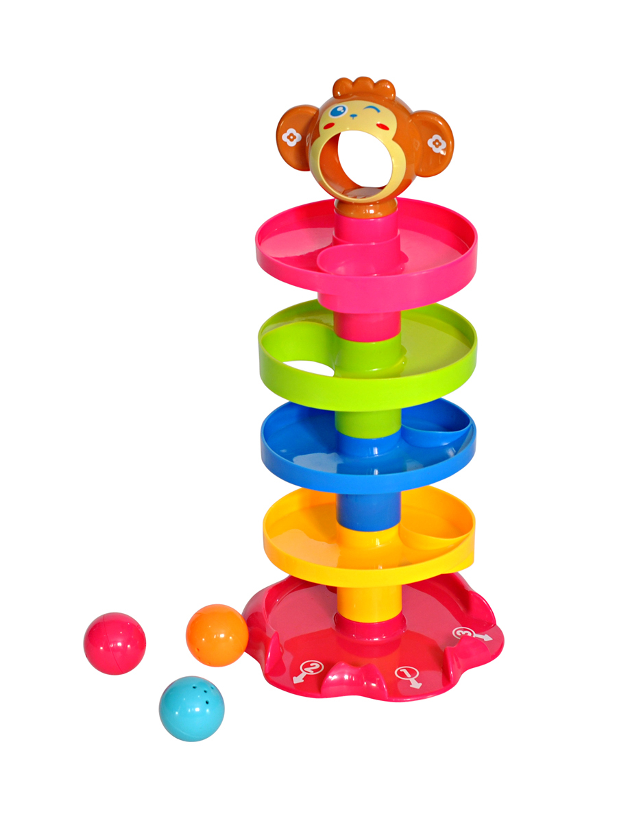 Игрушка развивающая Everflo Пирамидка Обезьянка