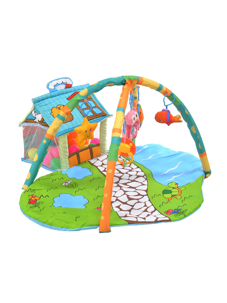 Развивающий коврик Everflo Forest Hut