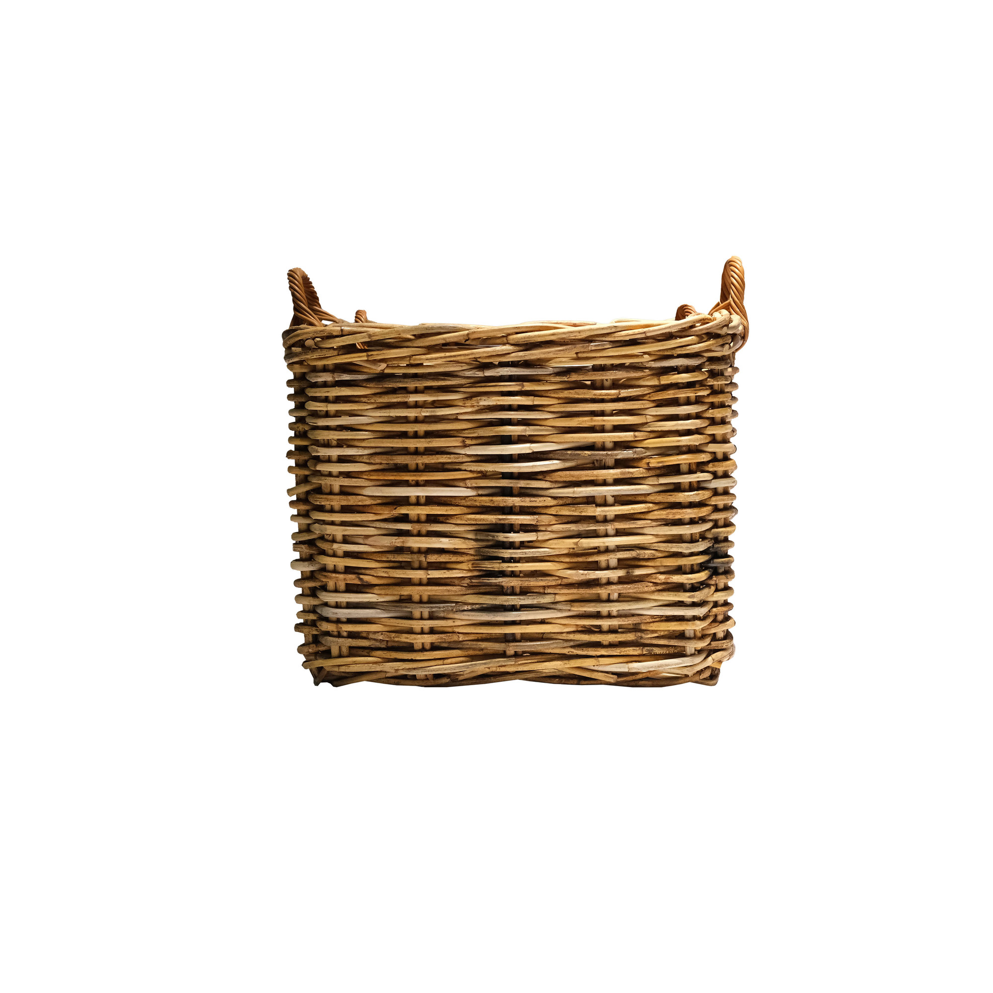 Комплект из плетеных корзин, 4 шт, 70x50x60, 65x45x55, 60x40x50, 55x35x45 см, натуральный