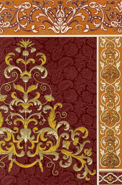 Литография "Арабеска 16 века"