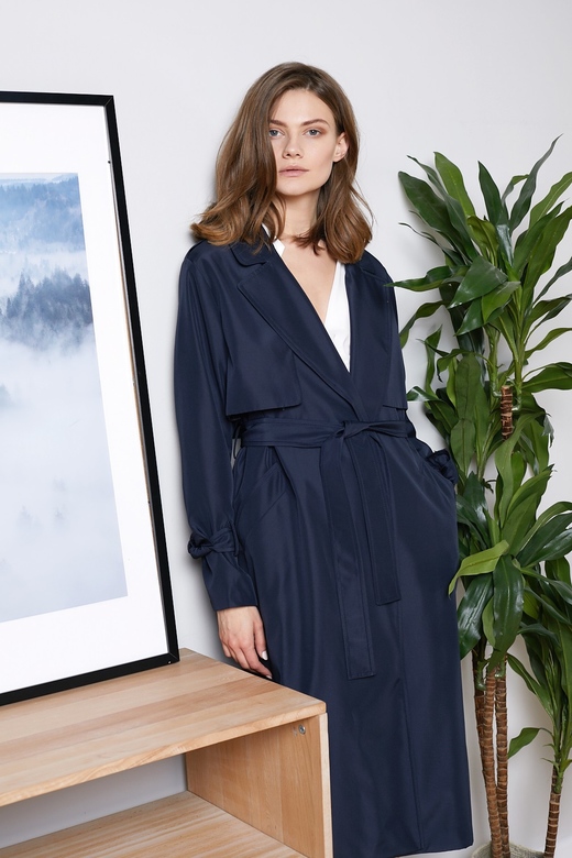 Плащ   Urban style темно-синий арт. м-432