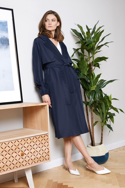 Плащ   Urban style темно-синий арт. м-432