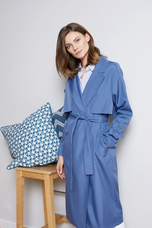 Плащ   Urban style цв. синий арт. м-432