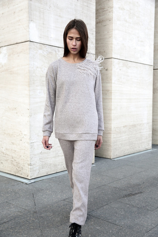 Костюм цв. пудра арт.м-477