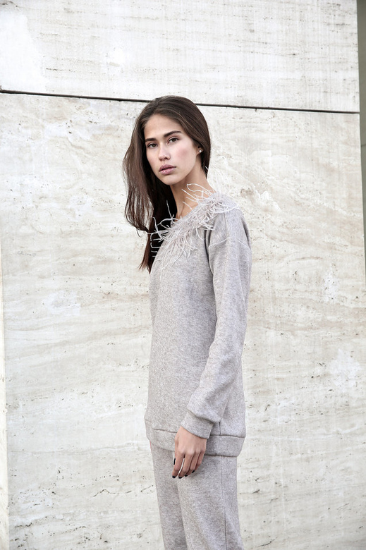 Костюм цв. пудра арт.м-477