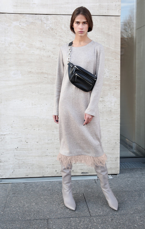 Платье цв. бежевый арт.м-479