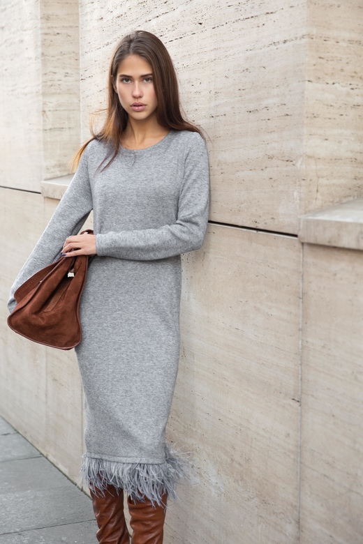 Платье цв. серый арт.м-479