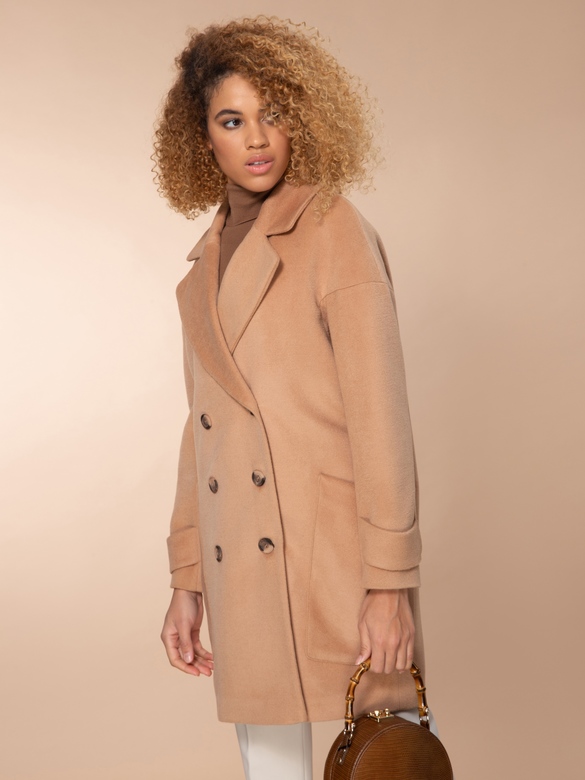 Пальто цв. кэмел арт. м-482