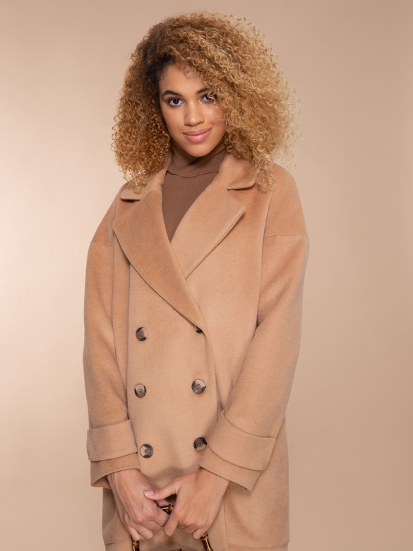 Пальто цв. кэмел арт. м-482