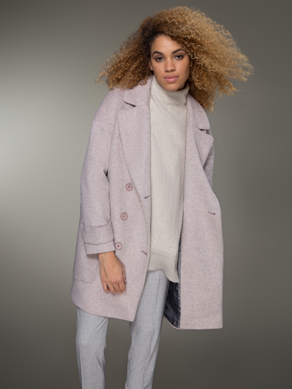 Пальто EMIRALD пыльная-роза арт. м-413