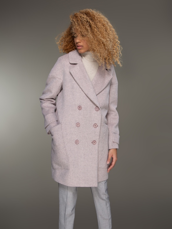 Пальто EMIRALD пыльная-роза арт. м-413