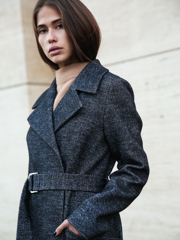 Пальто COAT-ROBE Classic цв. черный арт.м-441