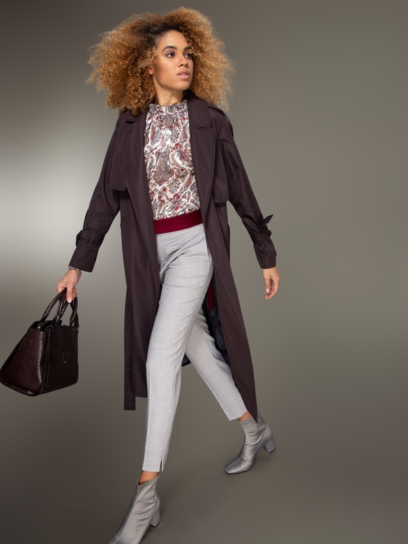 Плащ Urban style шоколад арт. м-432