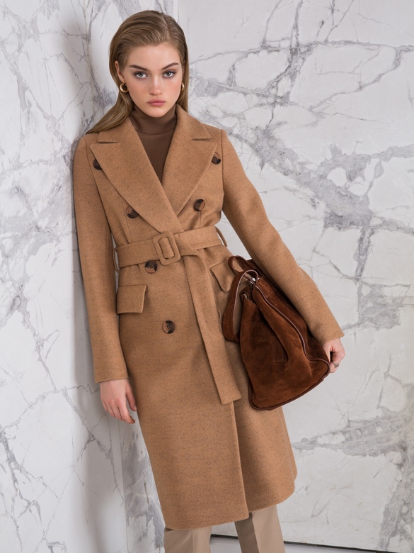 Пальто цв. кэмел арт.м-484