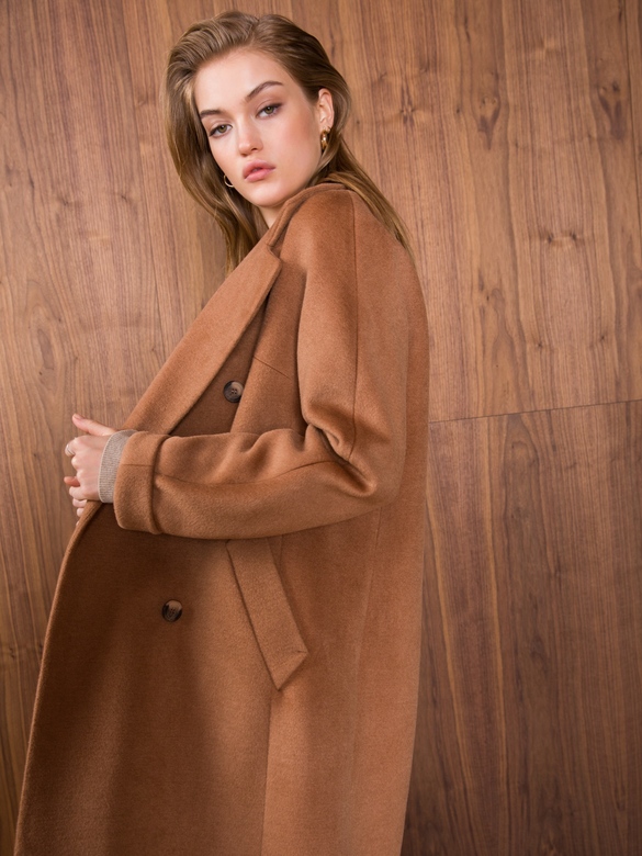 Пальто цв. кэмел арт.м-465