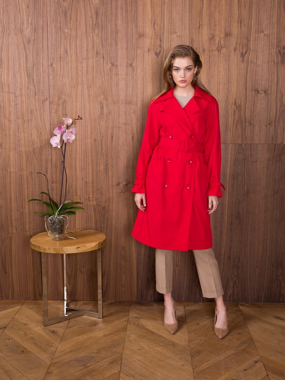 Плащ цв. красный арт. м-491