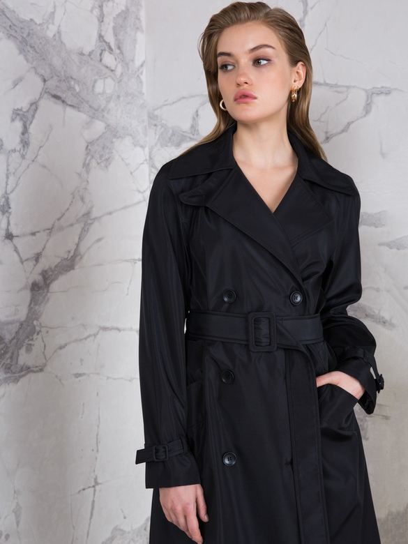 Плащ цв. черный арт. м-491