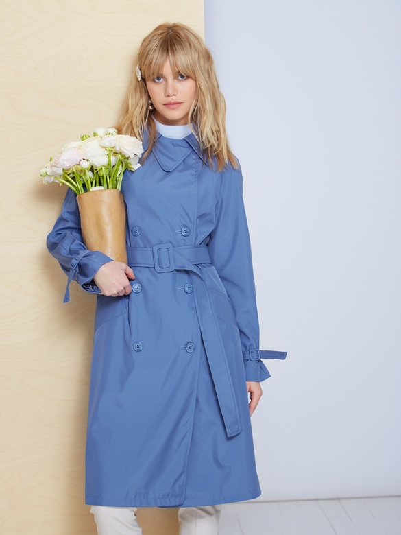 Плащ цв. лаванда арт. м-491