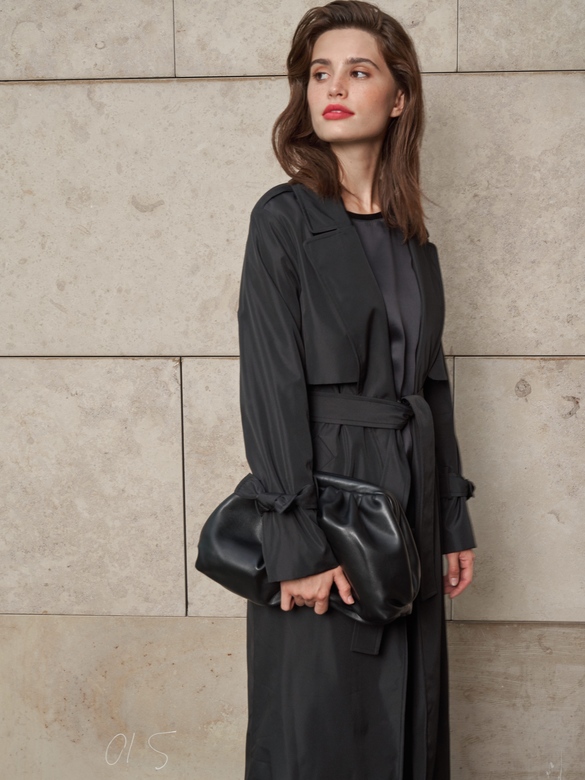 Плащ   Urban style черный  арт. м-432