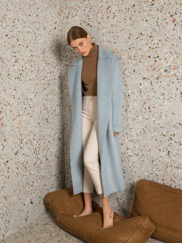 Пальто COAT-ROBE Classic цв. голубой арт.м-450