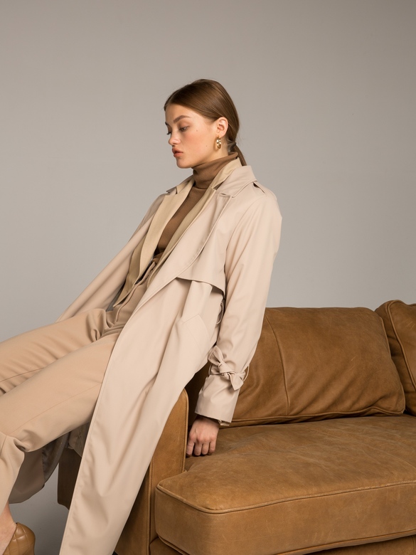 Плащ   Urban style бежевый арт. м-432