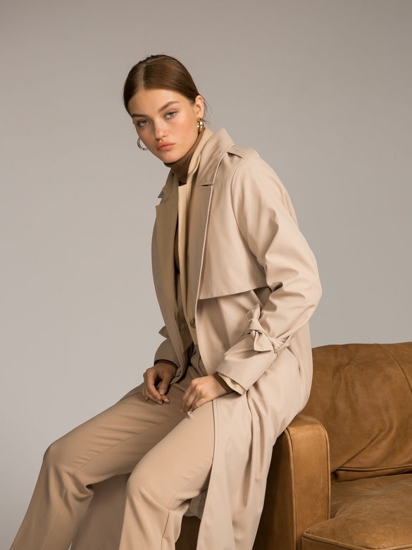 Плащ   Urban style бежевый арт. м-432