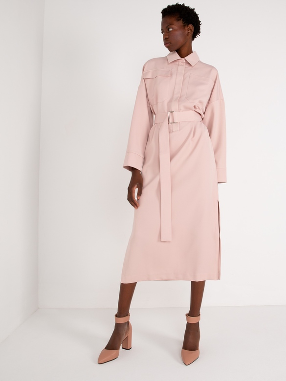 Платье цв. пудра арт.м-530