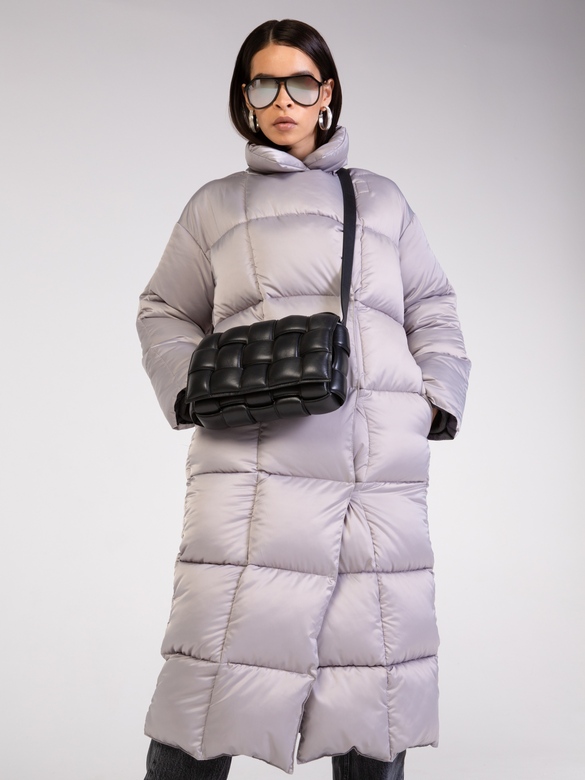 Пуховик цв. светло-серый арт.м-528