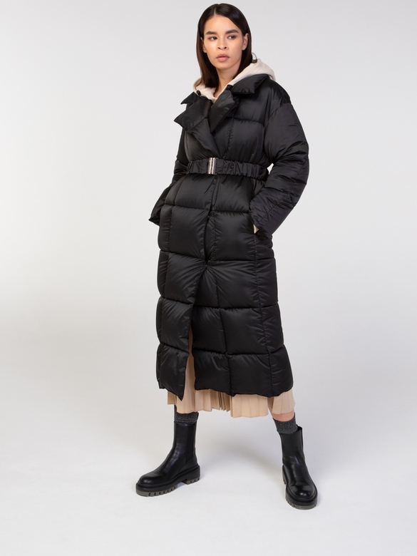 Пуховик цв. черный арт.м-528