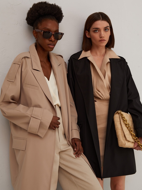 Плащ-пиджак цв. бежевый  арт. м-540