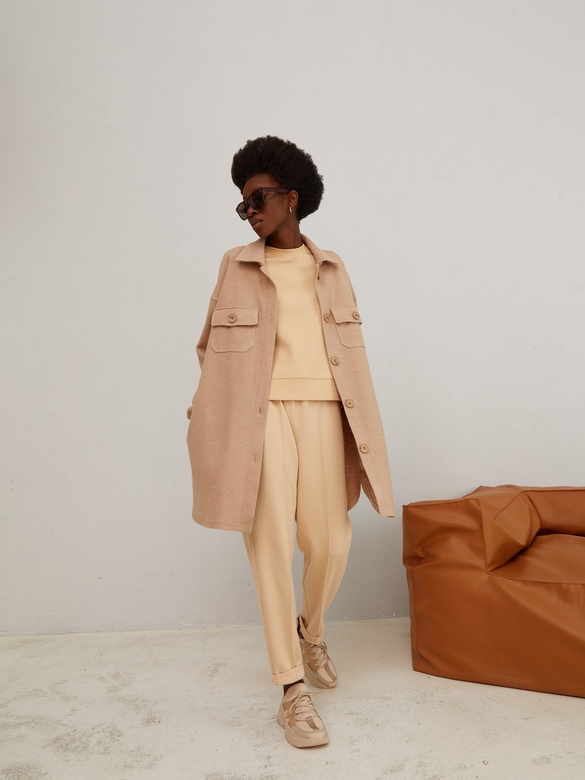 Жакет цв.бежевый арт. м-535