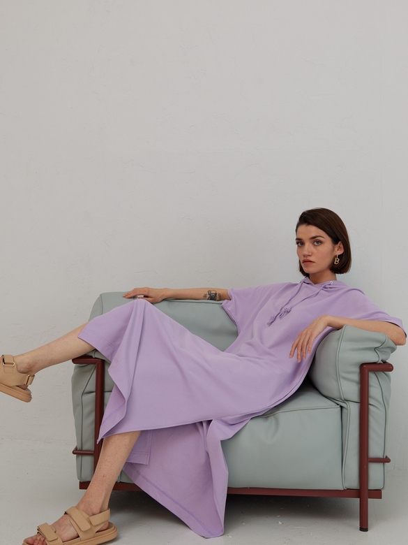 Платье цв. сирень арт. м-554