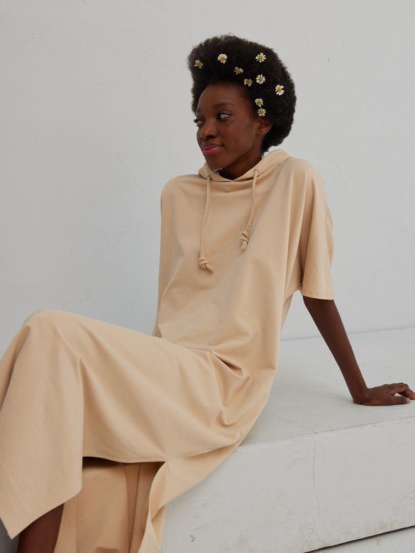 Платье цв. светло-бежевый арт. м-554