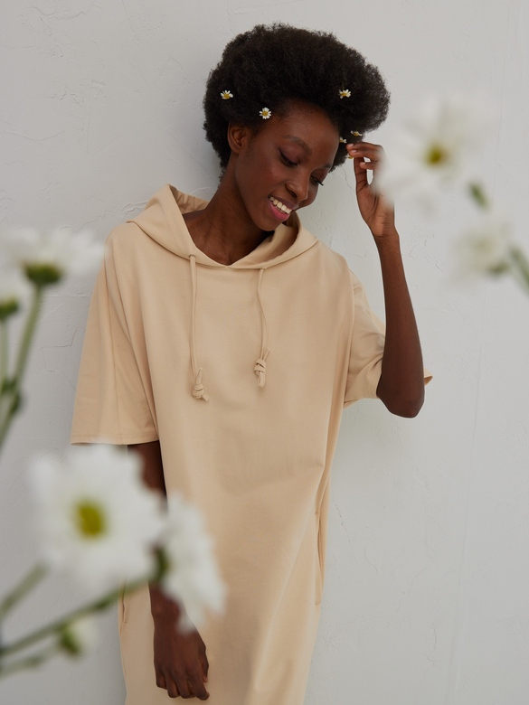 Платье цв. светло-бежевый арт. м-554