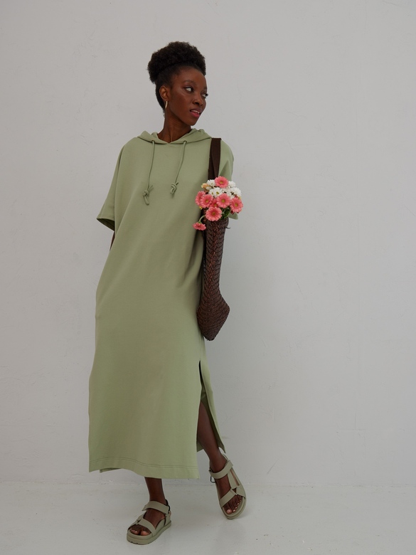 Платье цв. светлый хаки арт. м-554